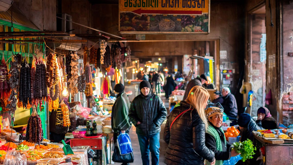 Рынок Дезертирский в Тбилиси