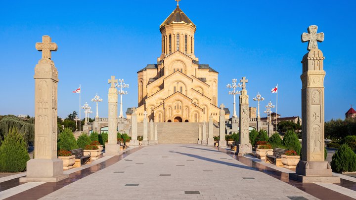Красивые места Грузии – Собор Цминда Самеба