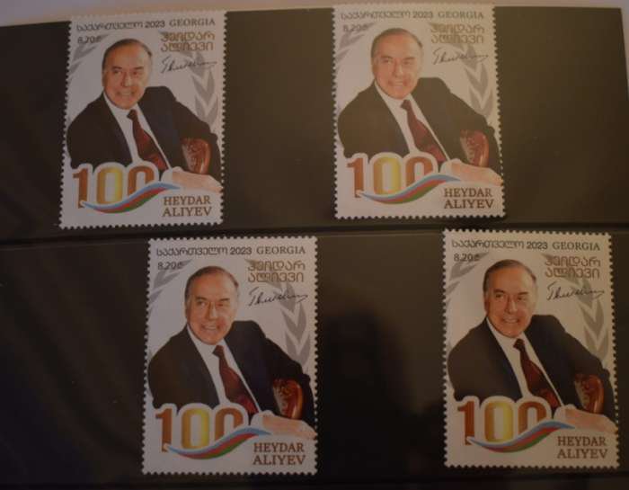 почтовая марка азербайджана и грузии