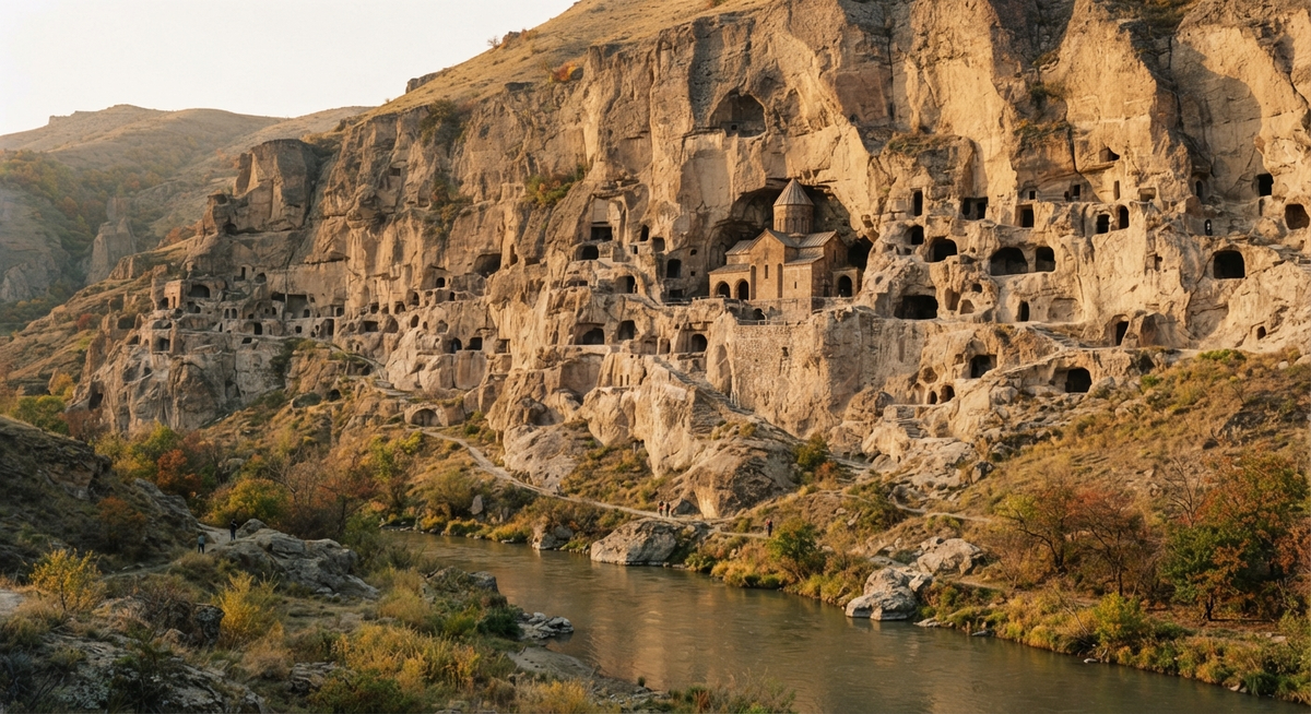 Vardzia Cave Monastery in Samtskhe-Javakheti, Georgia
