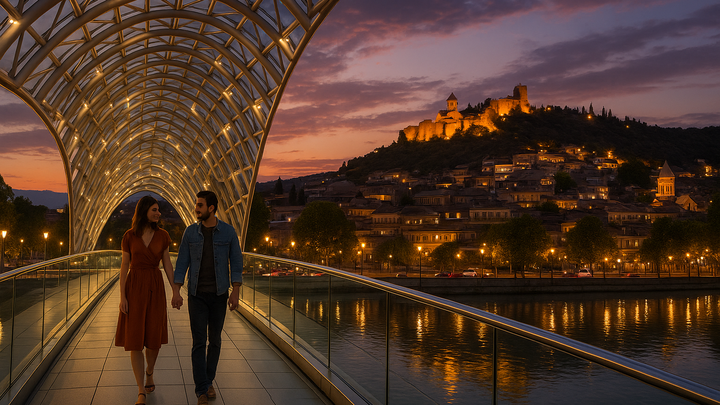 ⛪Тбилиси за 1 день для двоих 2025, от древнего Анчисхати до романтики Шардени🍷