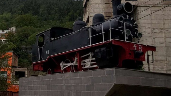 Steam locomotive of the Borjomo-Bakurian narrow gauge railway "Cuckoo"