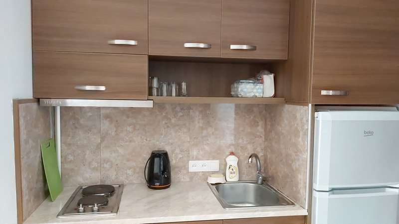 Kitchen in the apartment
