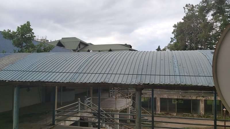 View of the old cafe