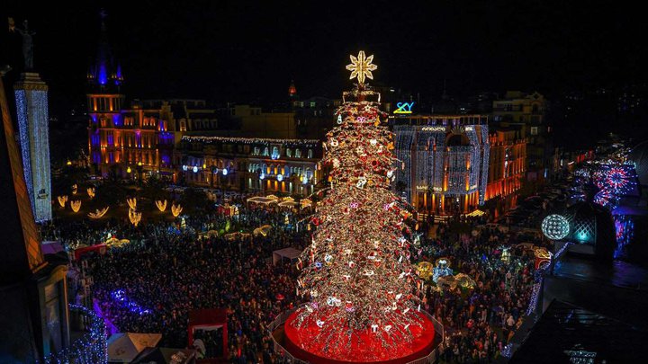 Main New Year tree Batumi 2024
