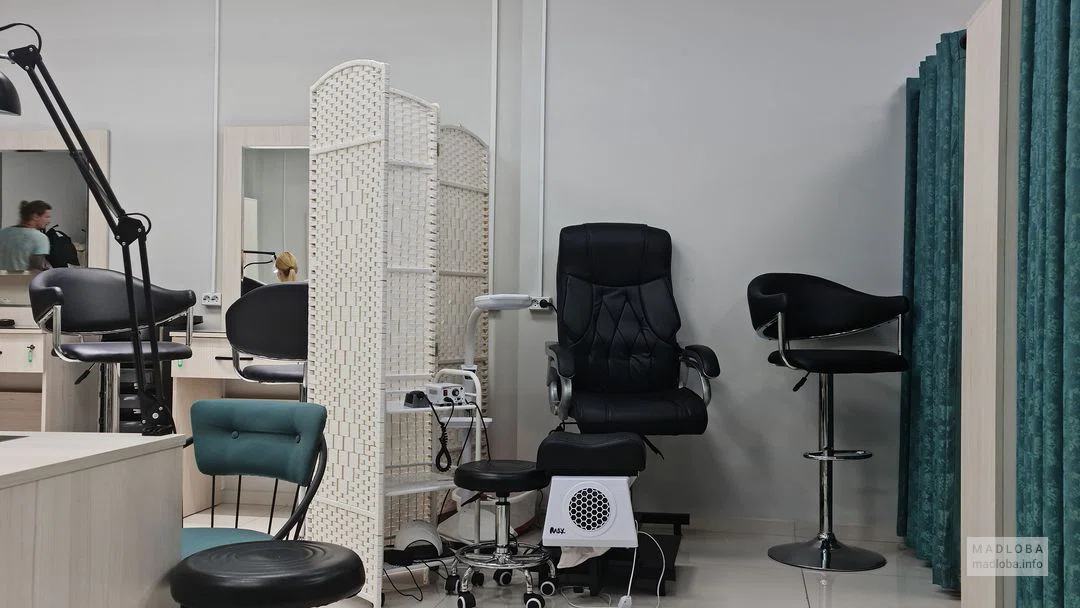 Beauty salon "COWORKING BEAUTY TIME" interior