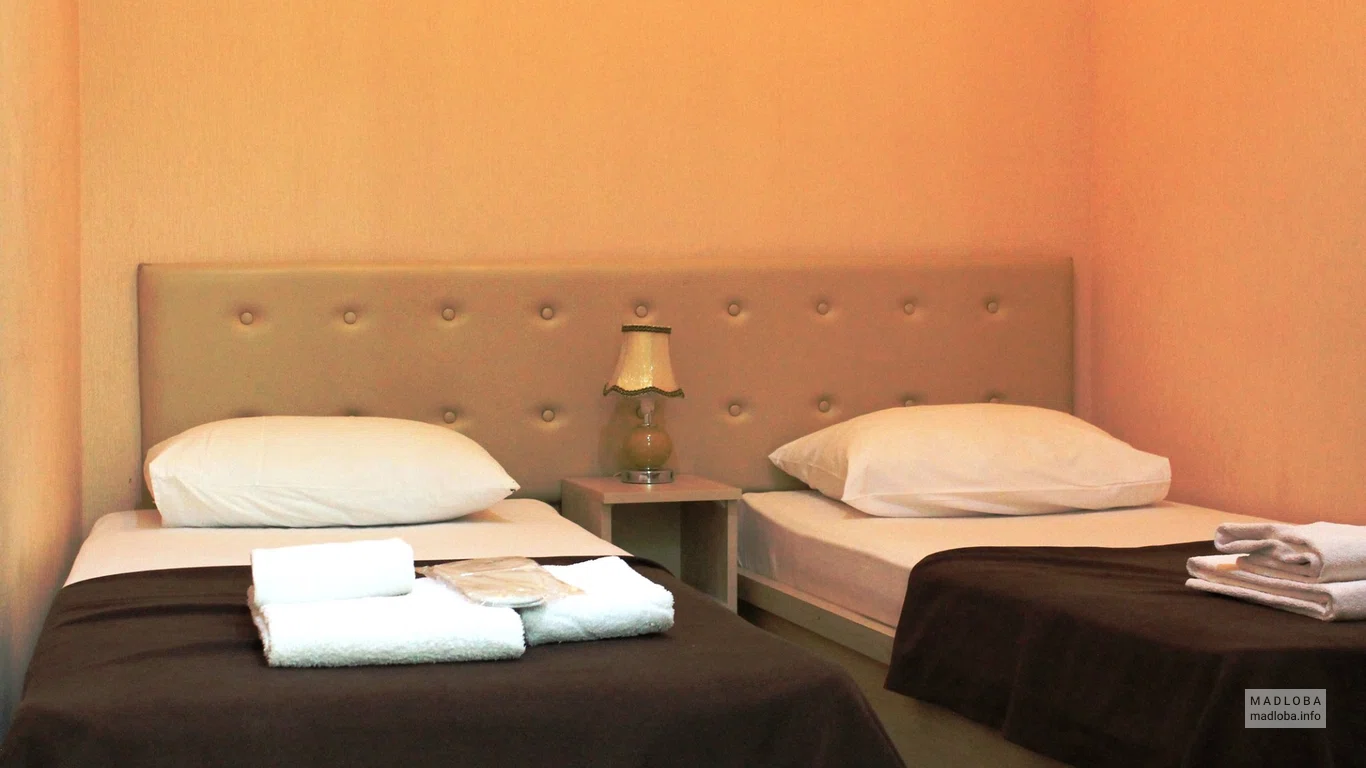 Спальня в отеле Тбилиси