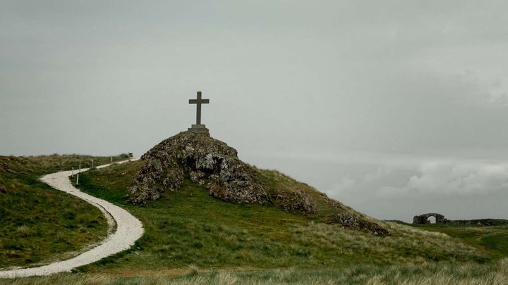 Cross on the hill