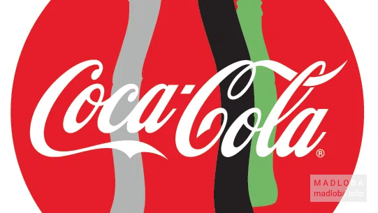 Поставщик безалкогольных напитков "Coca-Cola Distribution" логотип
