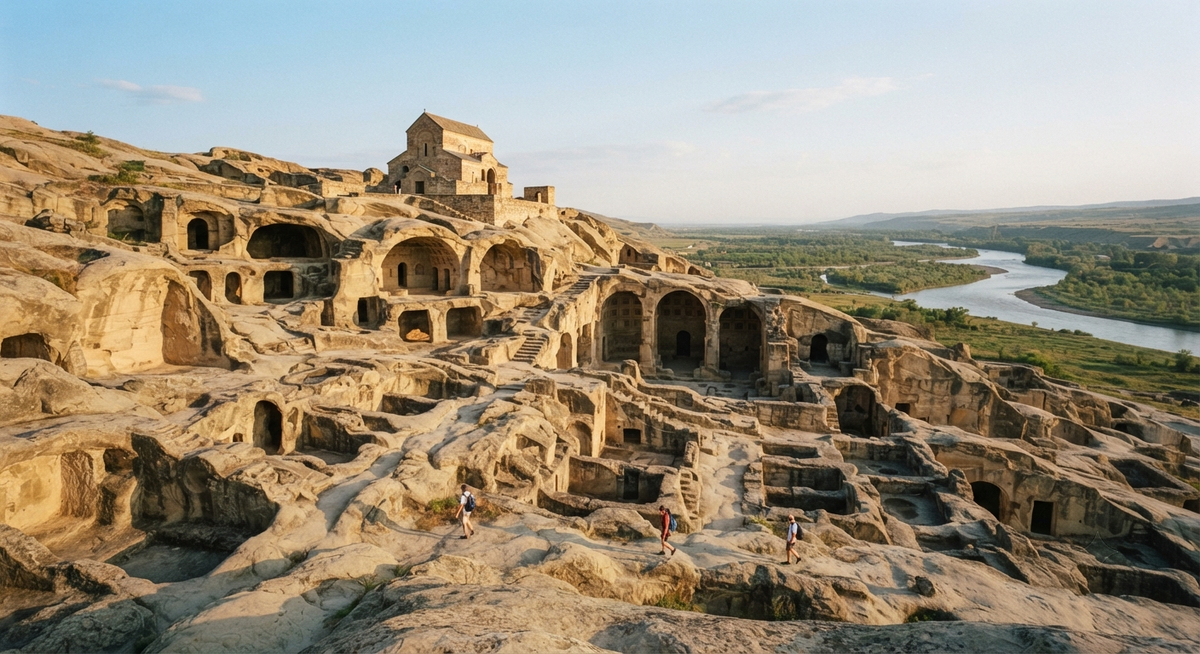 Ancient cave city of Uplistsikhe near Gori, Georgia