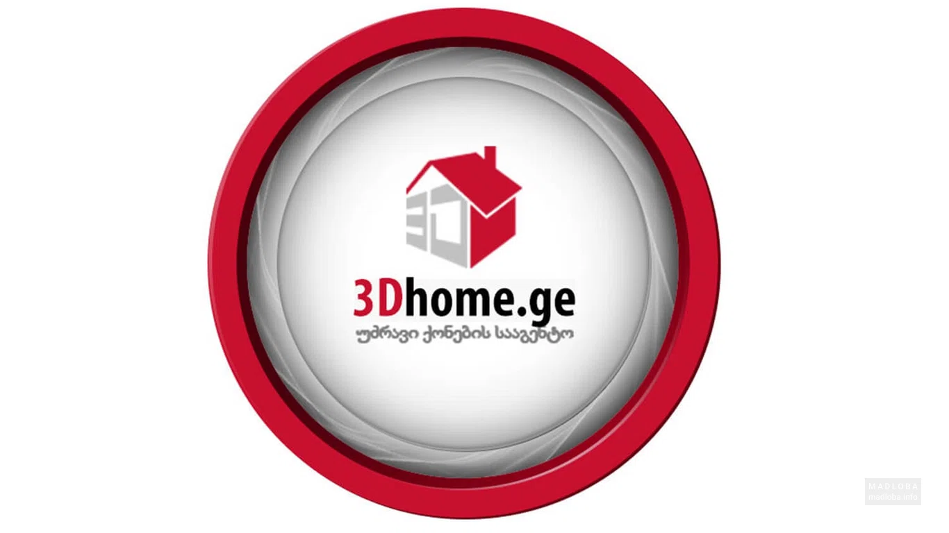Логотип Агентства недвижимости 3dhome