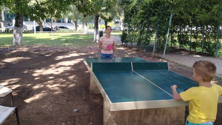 Concrete ping pong table (May 6 Park)