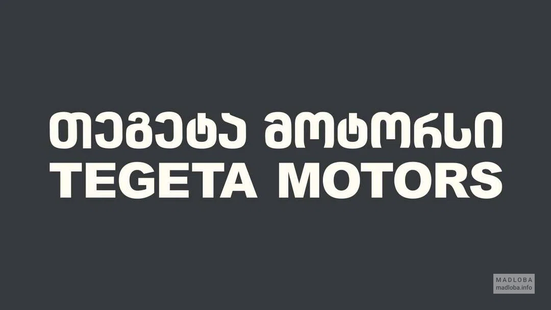 Сервис-центры автообслуживания "Тегета Моторс" логотип