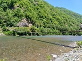 Suspension bridge over the Machakhlistskali River