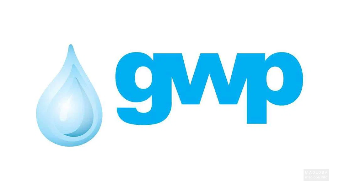 Компания энергетического сектора и столичная водораспределительная сеть "Georgian Water and Power (GWP)" логотип