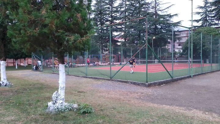 Mini stadium for playing football