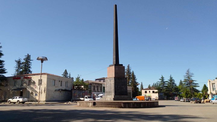 Obelisk-stele of Chkhorotsku