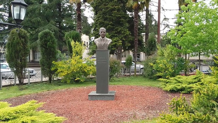 Monument to Zviad Gamsakhurdia