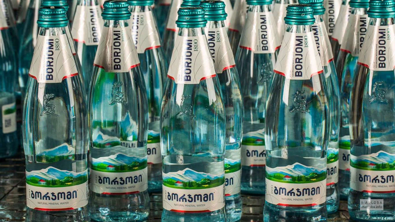 Поставщик родниковых и минеральных вод "IDS Borjomi Georgia" бутылки