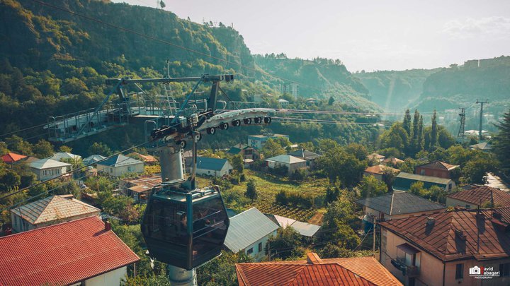 New cable car station "Lezhubani"