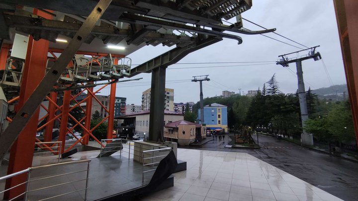 Cable car station "Central Tkhelidze"