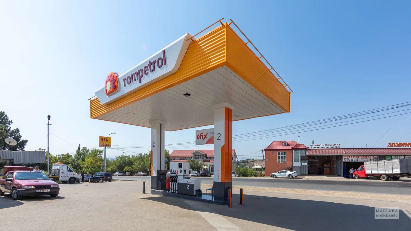 АЗС Rompetrol колонка 2