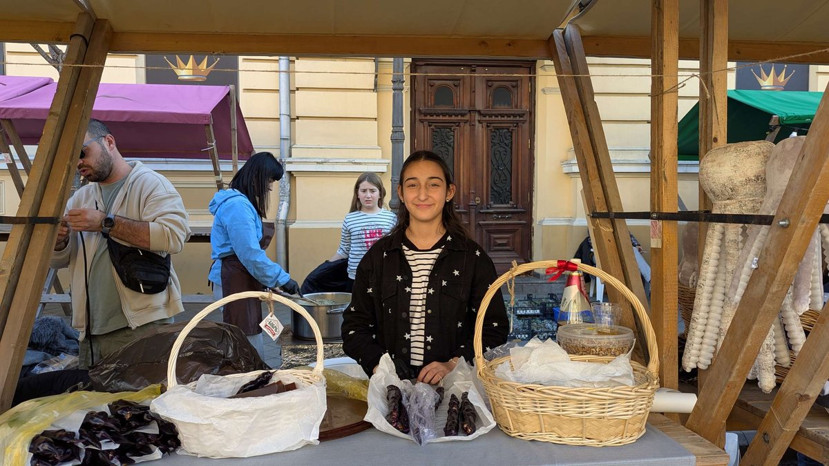 A churchkhela baker – a Georgian delicacy made with her own hands