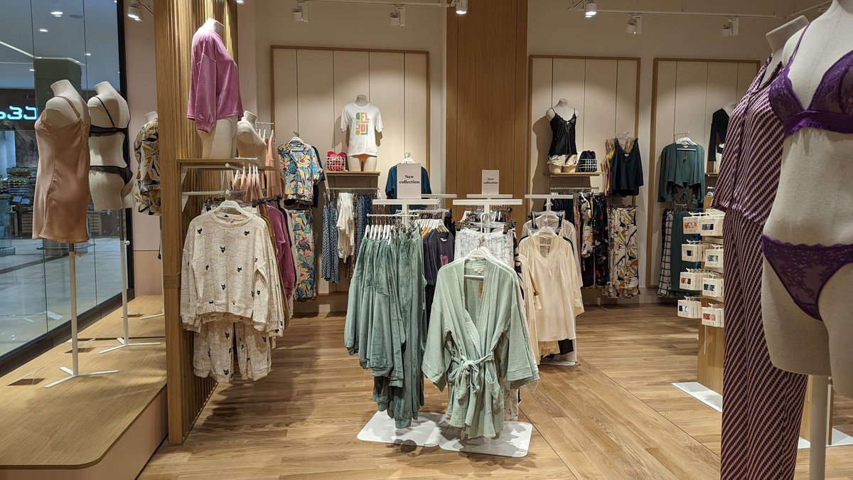 A women's lingerie store in the Grand Mall shopping center