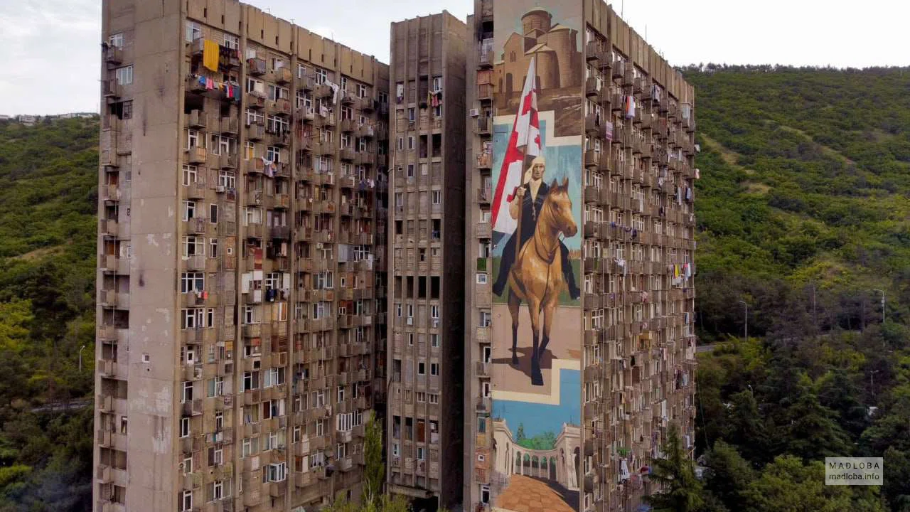 Мурал «Абхазия — это Грузия» в Багеби — символ памяти и силы