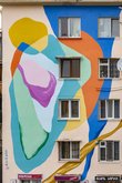 Mural "Abstraction" on Tsar Parnavaz Street