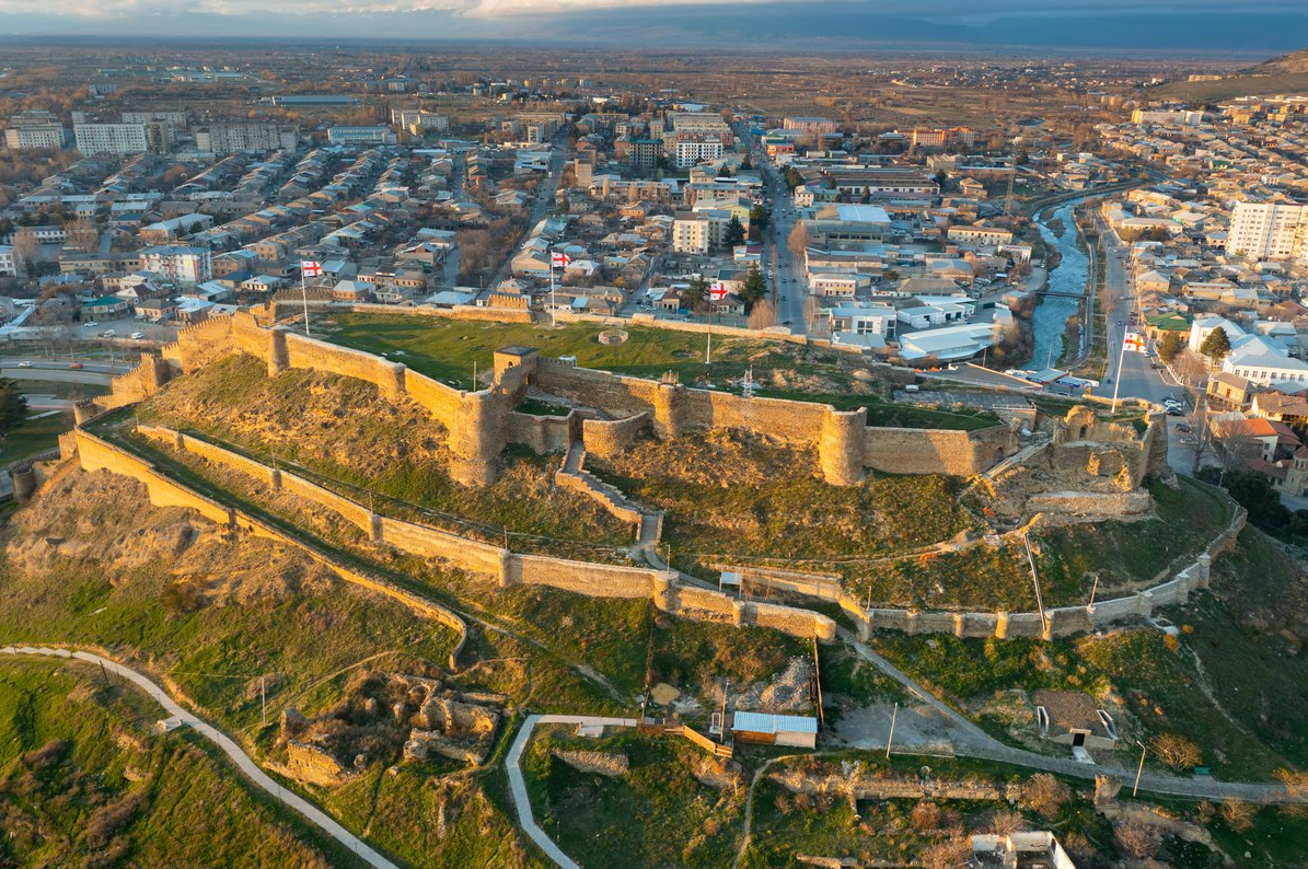 Aerial view of Gori Fortress