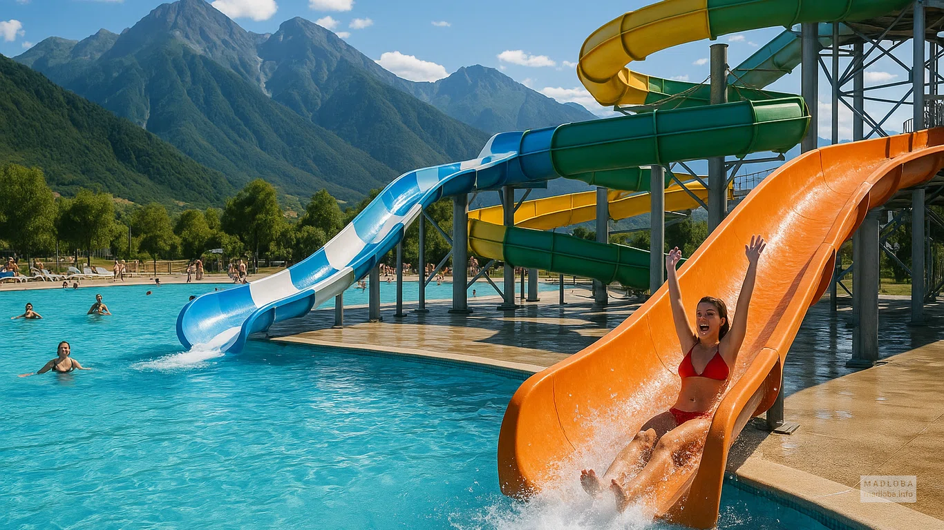 Аквапарк Kass Land — водные горки, картинг и отдых у каньона Дашбаши