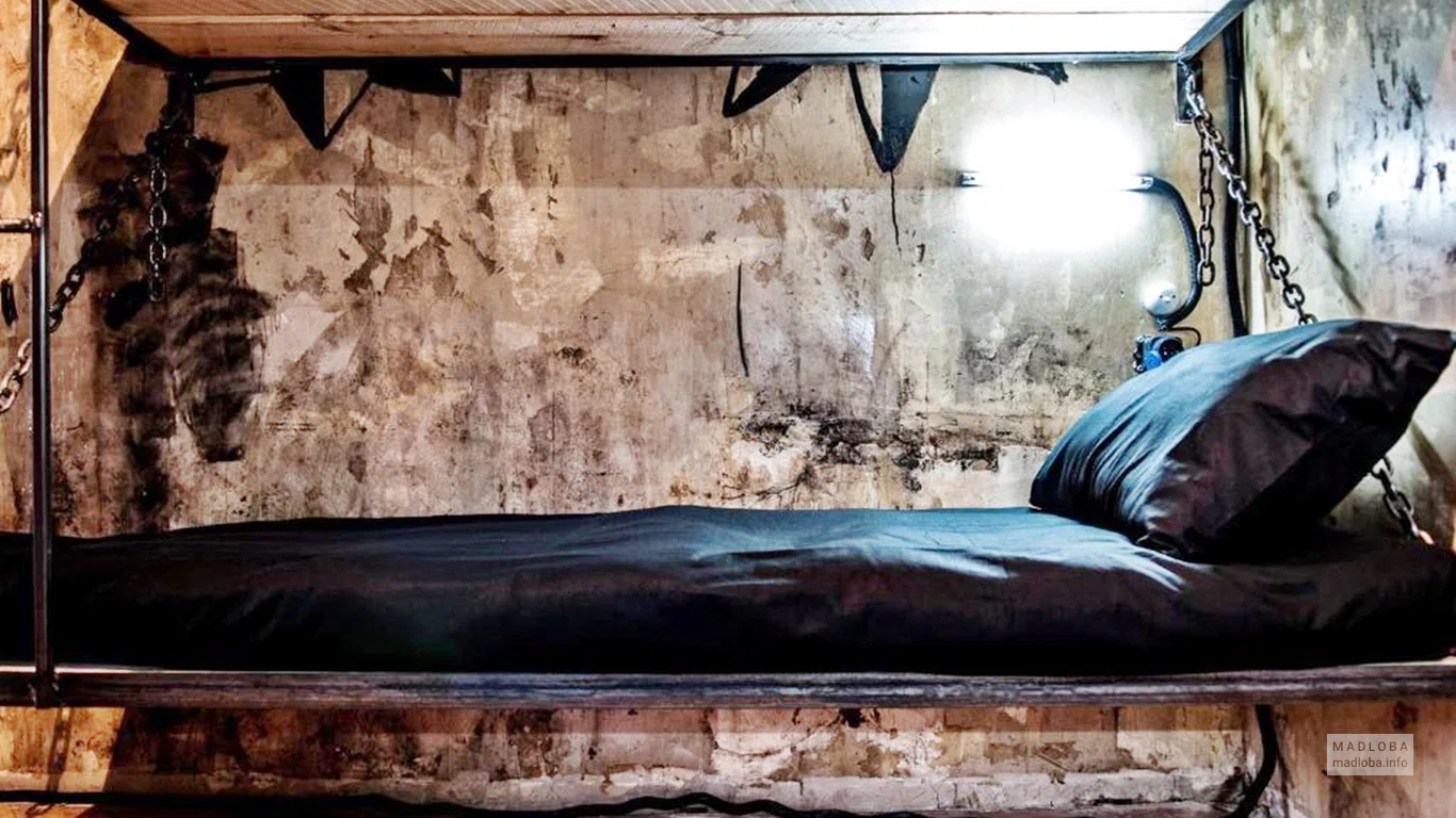 Кровать для одного человека ав хостеле Alcatraz Jail