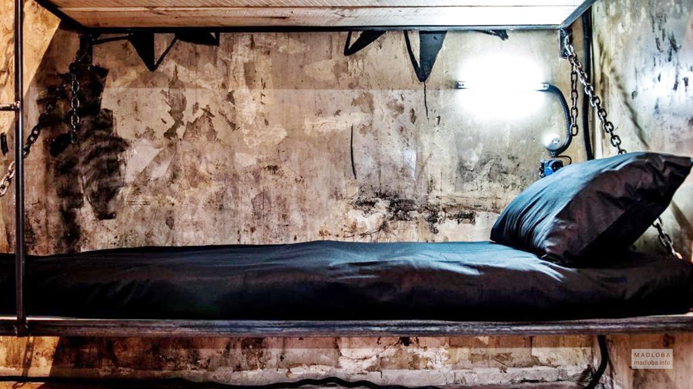 Кровать для одного человека ав хостеле Alcatraz Jail