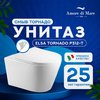 Унитаз подвесной безободковый Amore di Mare Elsa Tornado P312-T