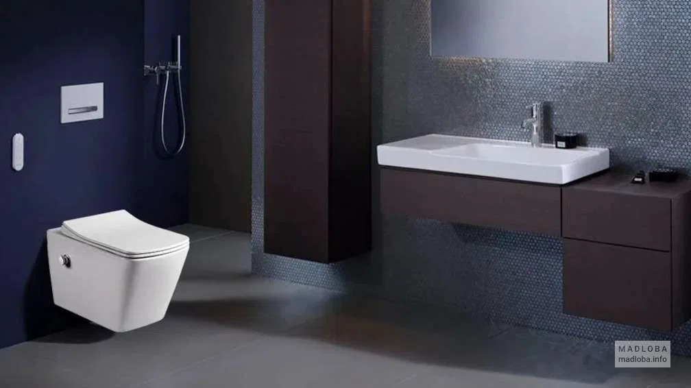 Унитаз подвесной безободковый Amore di Mare Garda Bidet P310-X