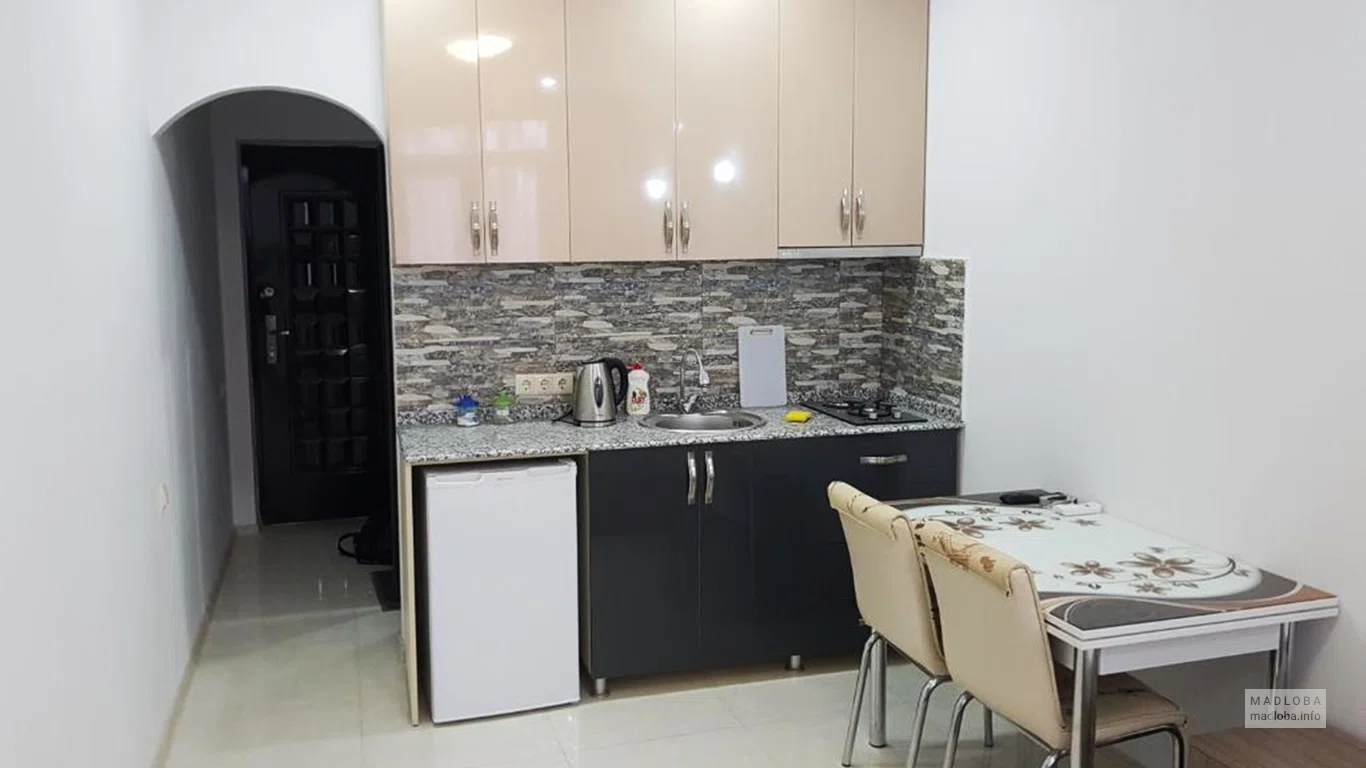 Кухня в номере Batumi Apartment With Sea View
