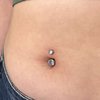 Belly button piercing