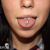 Tongue piercing