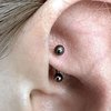 Ear cartilage piercing (rook, daith, forward helix, tragus, conch)