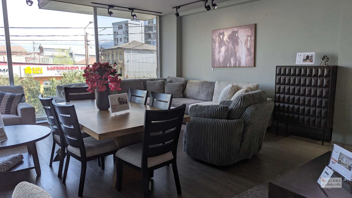 Furniture at the Ashley furniture salon