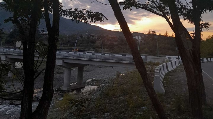 Road bridge from Baghdati to Zeda Dimi