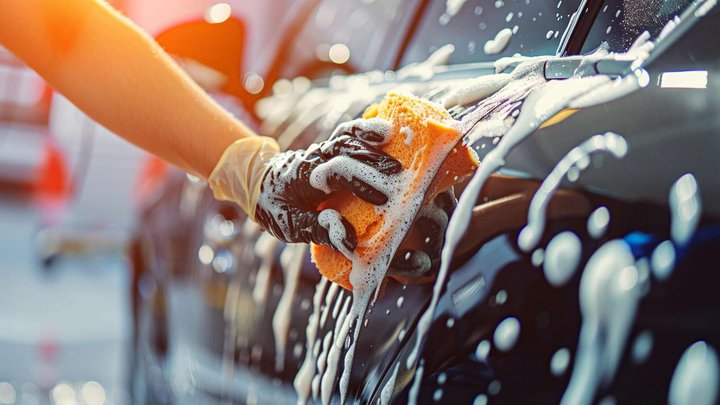 Car wash and dry cleaning (near Spar)