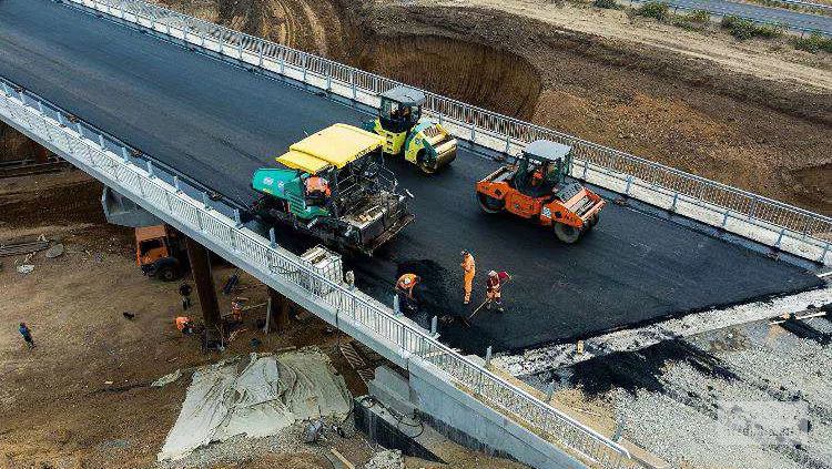 Ремонт дороги от группы "Hunan Road & Bridge Construction Group — Georgia"