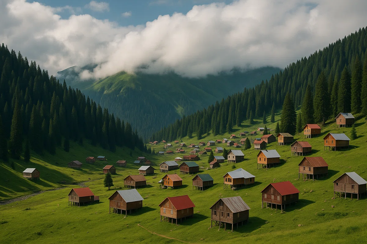 Бахмаро_ горный лечебный курорт в Грузии