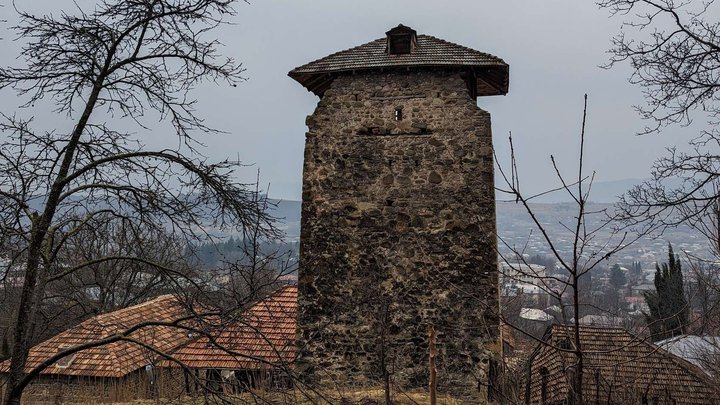 Башня Карангозишвили «Шеуповари» и дворец