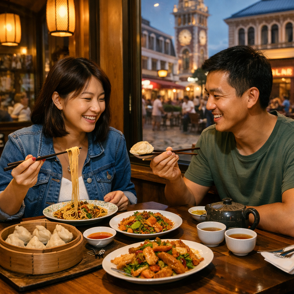 Asian dinner experience in Batumi