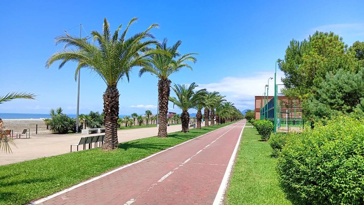 Batumi Bike Path along the embankment