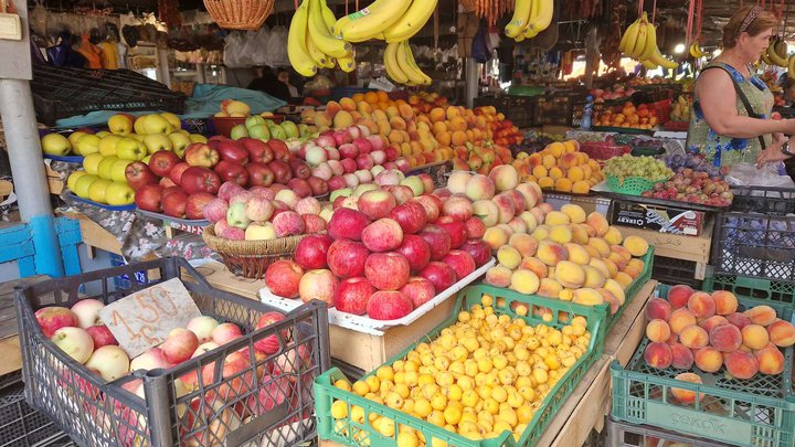 Central bazaar of the city of Senaki