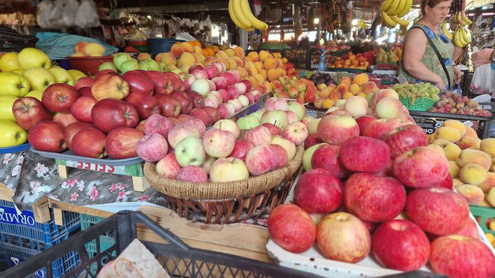 Central bazaar of the city of Senaki